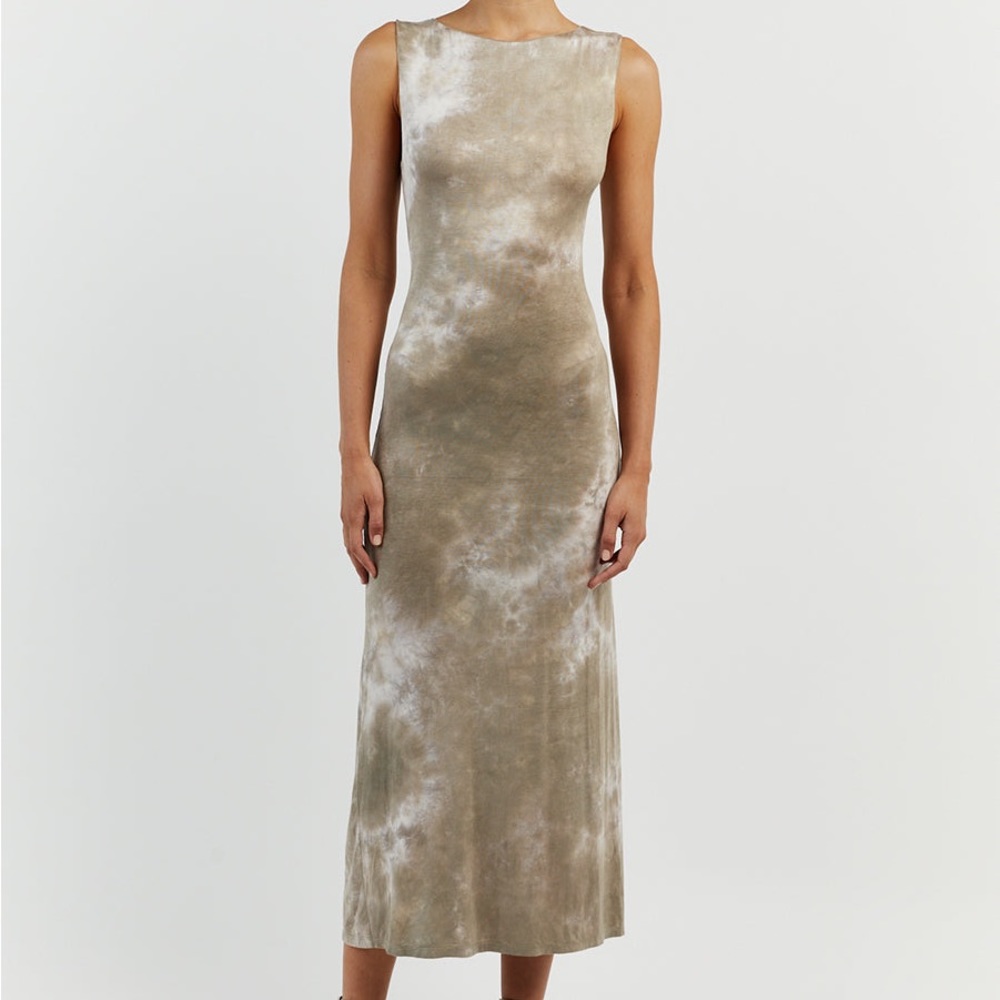 NWT - DISSH - CASPER MOSS TIE DYE MIDI DRESS